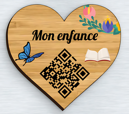 Plaque Mémoire Enfance - Un souvenir éternel des doux jours d’enfance